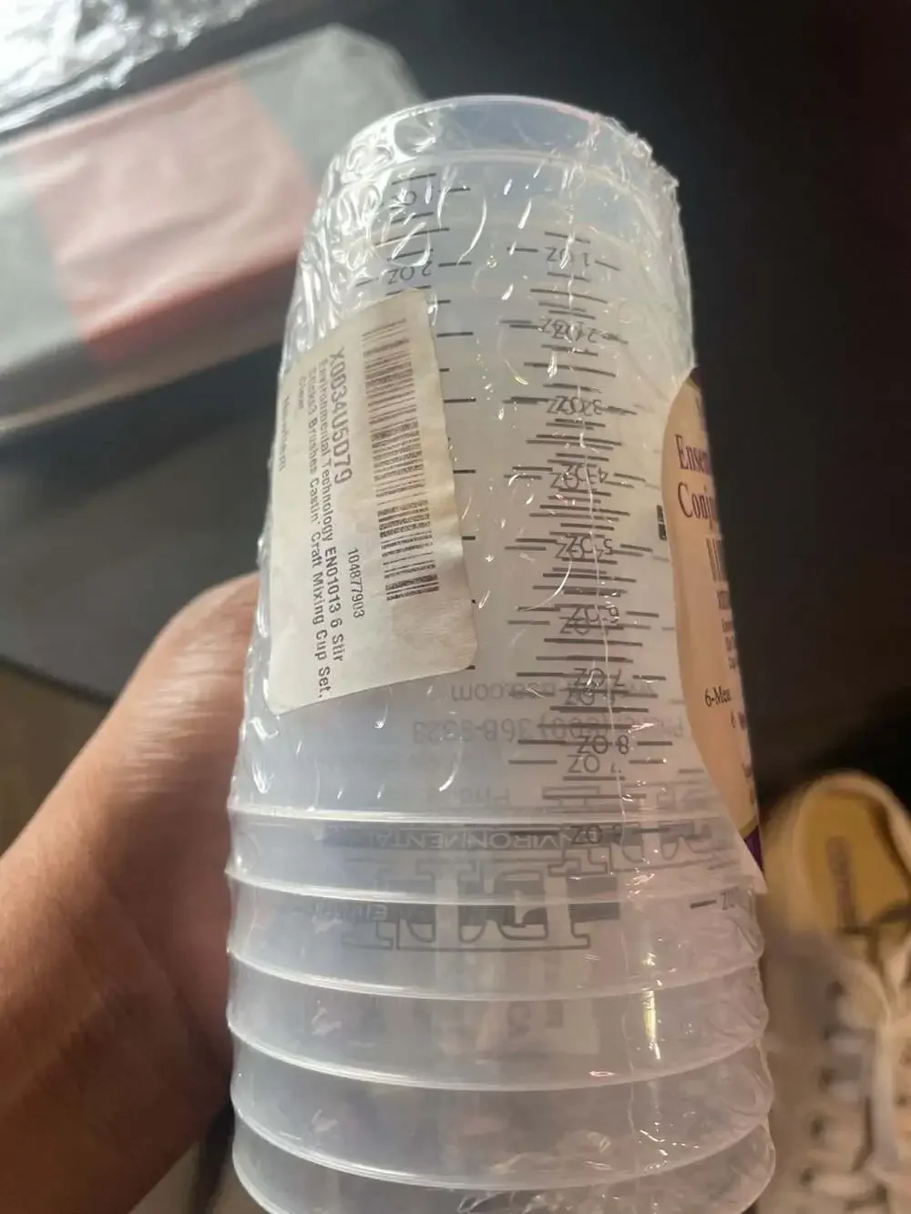 Mixing cup set